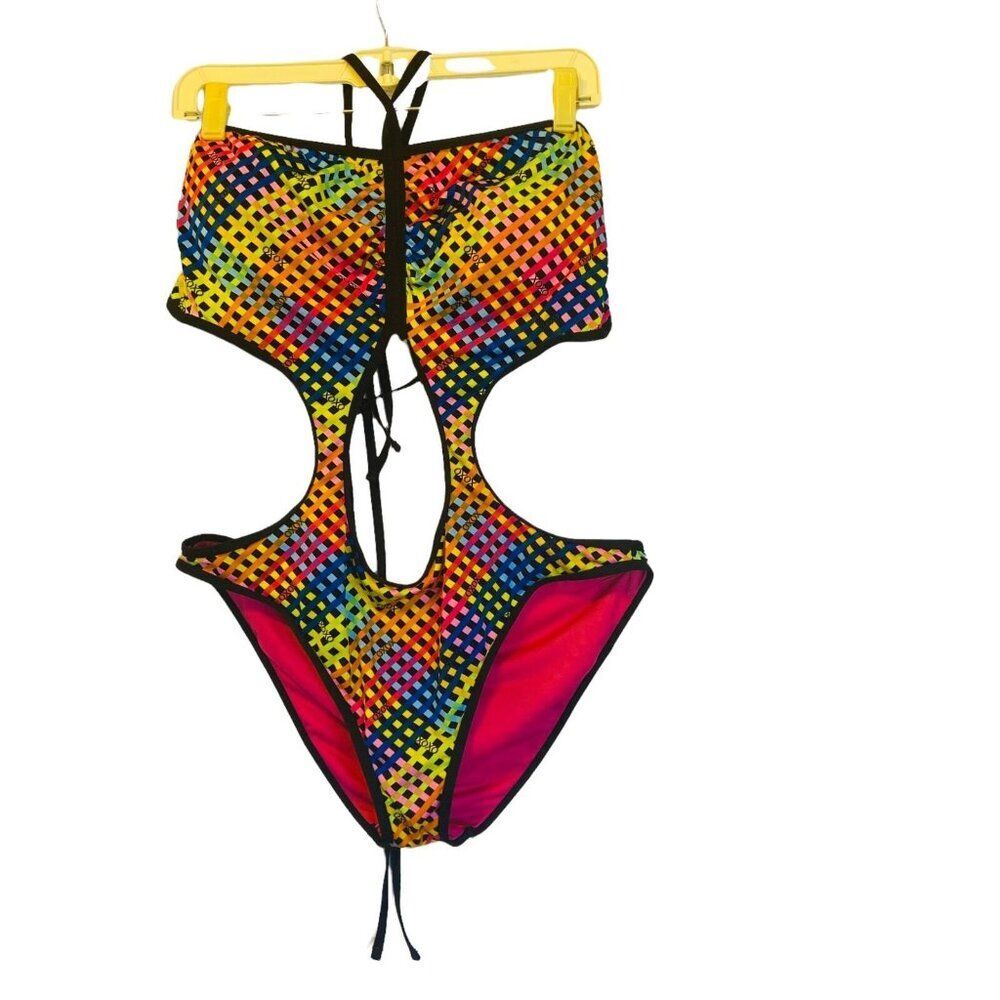 #4709 XOXO Womens one piece Bathing suit size XL
